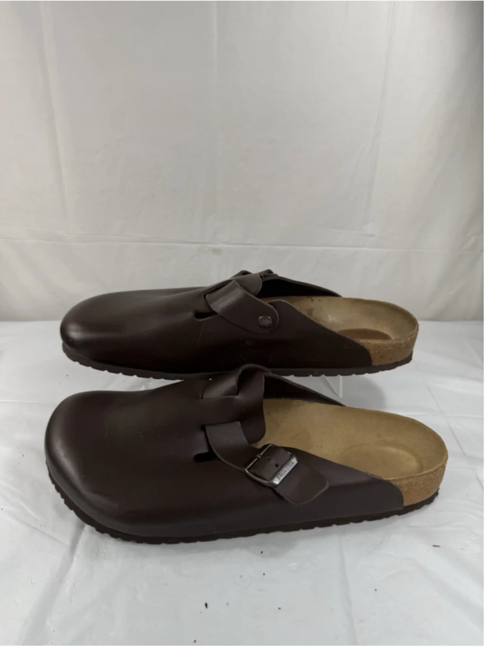 Birkenstock Boston Dark Brown Natural Leather Regular Size 50 M17